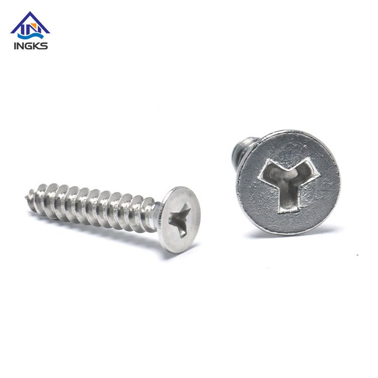 สแตนเลสเมตริกนิ้วขนาด Y-type CSK Head Security Screw