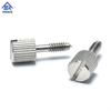 สแตนเลส 304 Slotted Thumb Knurled ชีสหัว Captive Screw