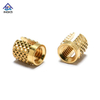 INGKS ทองเหลือง Slotted Body เพชร Knurled Nuts