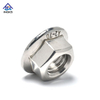 DIN6923 M5-M20 Hex Nut สแตนเลส 304 316 Hex Flange Nut Self-Locking Serrated