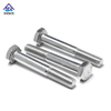 เหล็กกล้าไร้สนิมคาร์บอน DIN931 / DIN 933Hex Head Bolt Half Thread 