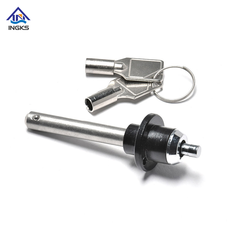 ประเภทคีย์ล็อคตัวเองสไตล์ความปลอดภัย Quick Release Ball Lock Pin