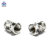 SS304 / SS316 สแตนเลสสตีล Double Twill Knurled Insert Nuts