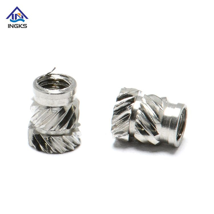 SS304 / SS316 สแตนเลสสตีล Double Twill Knurled Insert Nuts