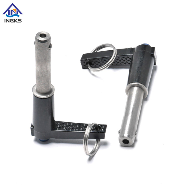 L หัวพร้อมปุ่มแหวนที่จับพินล็อคลูกบอลรีลีสด่วน