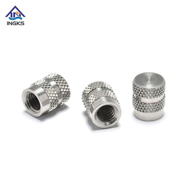 น็อตสเตนเลสสตีล Double Diamond Knurled