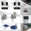 ลูกสูบสเตนเลสสตีล Hex Socket Spring Ball Point Screw