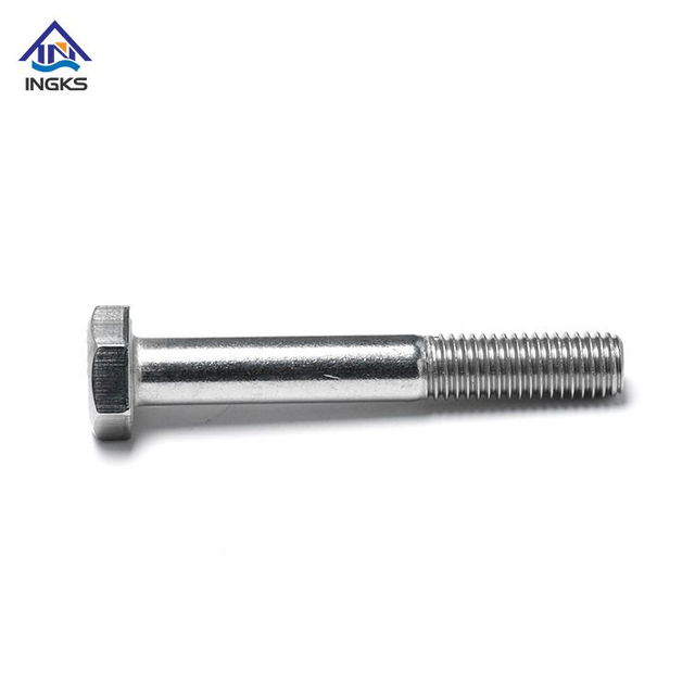 เหล็กกล้าไร้สนิมคาร์บอน DIN931 / DIN 933Hex Head Bolt Half Thread 