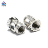 SS304 / SS316 สแตนเลสสตีล Double Twill Knurled Insert Nuts