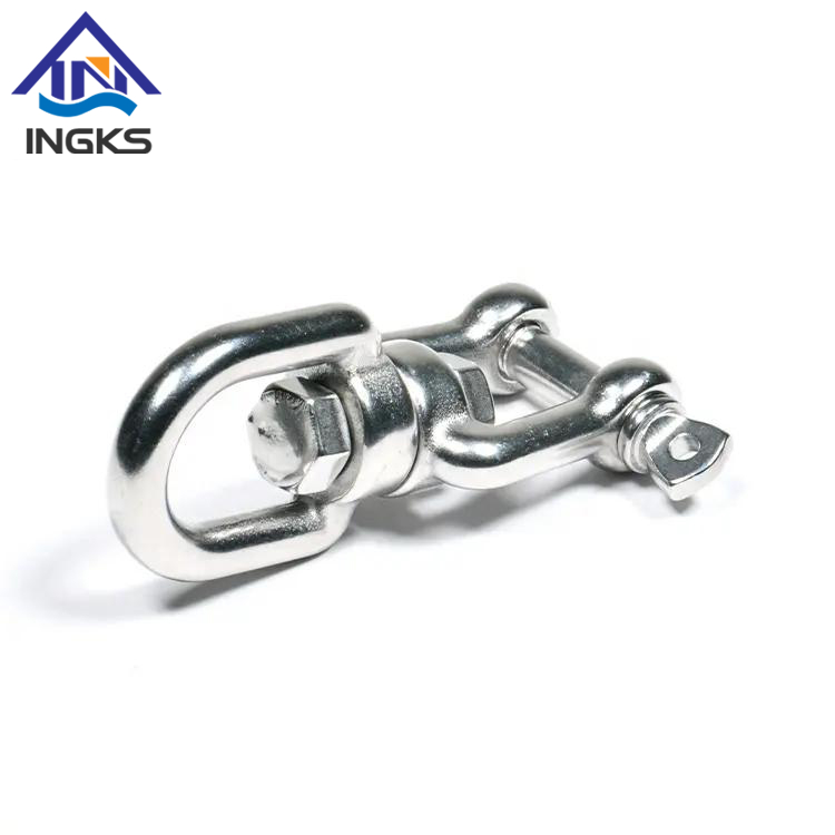 สแตนเลสสตีล Rigging Marine ฮาร์ดแวร์แหวนหมุน Rolling Shackle อุปกรณ์