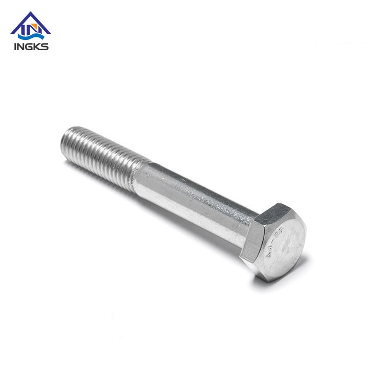 เหล็กกล้าไร้สนิมคาร์บอน DIN931 / DIN 933Hex Head Bolt Half Thread 